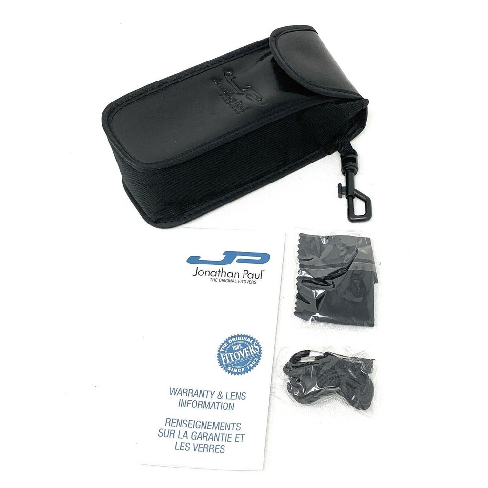 New JONATHAN PAUL Polarized Sunglasses Fit-overs Aviator Black AV001 Extra Large - Picture 4 of 5